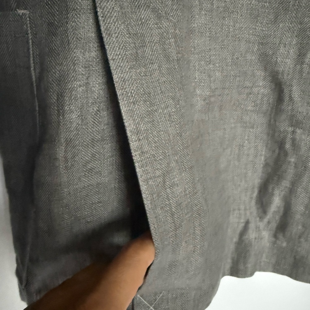 Todd Snyder Light Grey Herringbone Madison Suit Jackie NWT 100% Linen - Picture 5 of 13